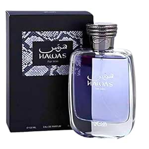 Hawas for Men Eau de Parfum Spray, 3.33 Ounce