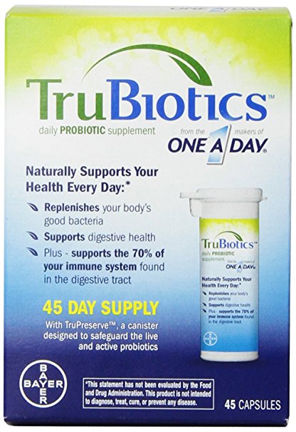 TruBiotics Daily Probiotic Supplement, 45 Count