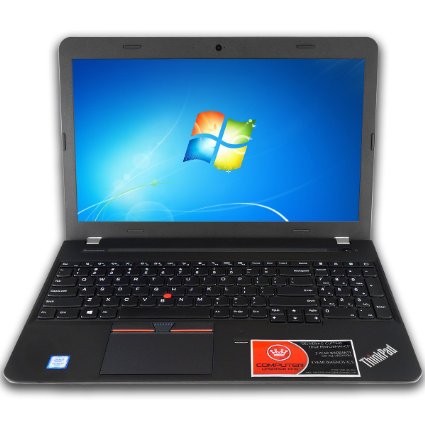 CUK Lenovo ThinkPad Edge E560 15.6" Notebook PC (i7-6500U, 16GB RAM, 500GB SSD, DVD-RW, AMD Radeon R7 M370 2GB, Full HD, Windows 7 Pro) - 2016 Newest Business Laptop Computer