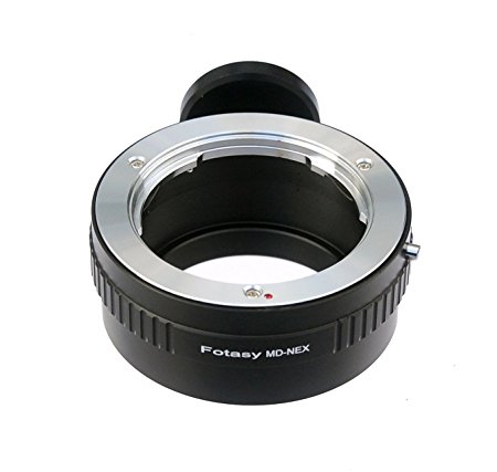 Fotasy NAMDT Pro Minolta MD MC Lens to Sony NEX E-Mount Camera Adapter with Tripod Mount (Black)