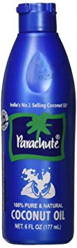 Parachute Coconut Oil 6 fl.oz. (177ml) - 100% Pure, Unrefined, Expeller Pressed