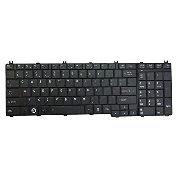 HQRP Keyboard for Toshiba Satellite L775D-S7222 / L775D-S7305 / L775D-S7330 / L775D-S7332 / L775D-S7335 / L775D-S7340 Notebook plus HQRP Coaster