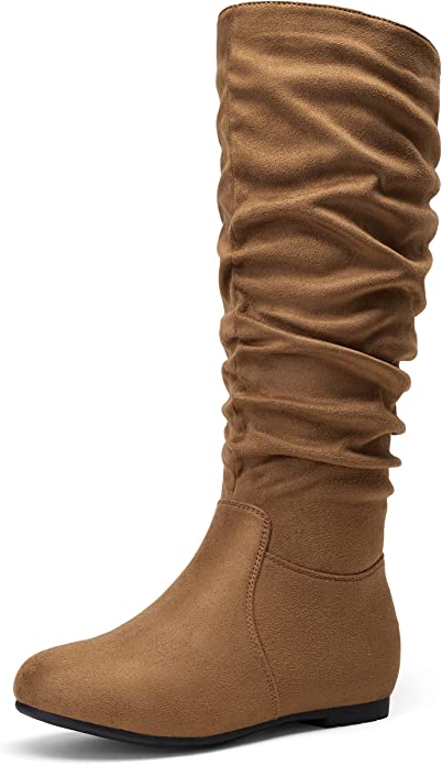 Jeossy Women's Joan Knee High Pull On Fall Weather Boots