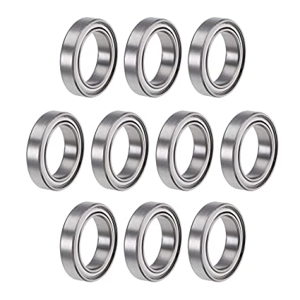 uxcell 6701ZZ Deep Groove Ball Bearings Z2 12mm x 18mm x 4mm Double Shielded Chrome Steel 10pcs