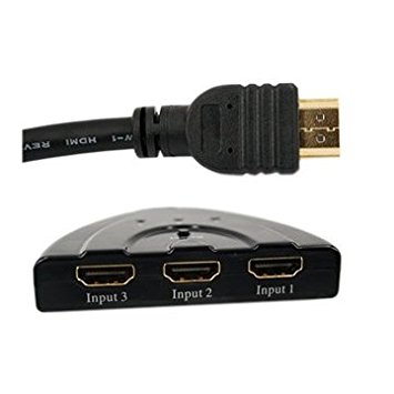 Sodial Sodial- 3 Port Hdmi Pigtail Switch With 55 Cm Hdmi Cable