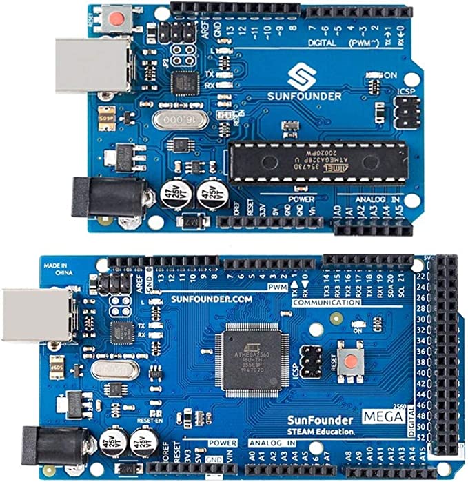 SunFounder R3 BoardBundled with Mega 2560 R3 ATmega2560-16AU Board for Arduin