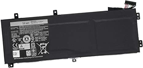 ASKC 56Wh RRCGW Laptop Battery Replacement for Dell XPS 15 9550 Precision 15 5510 Mobile Workstation Notebook 062MJV 62MJV M7R96