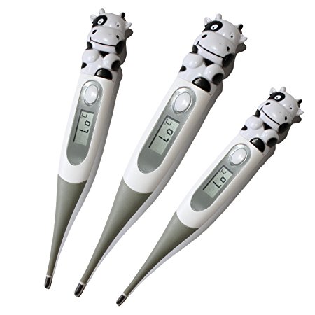 Baby Digital Thermometer - For Kids - Children Adults - Celsius Mode with LCD Display - Rectal Oral and Axillary Underarm Body Temperature Measurement - Best Soft - Flexible and Pleasant to the Touch