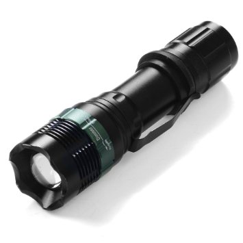 ANNT® Adjustable Focus Mini CREE LED Aluminum Flashlight Torch with Lanyard, Super Bright, Zoomable LED Flashlights Tools for Camping, Hiking, Hunting, Backpacking, Fishing and BBQ