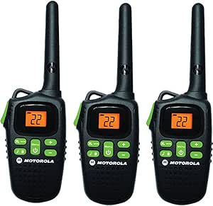 Motorola MD200TPR FRS Two-Way, 20 Mile Radio Triple Pack (Black)