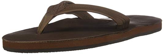 Rainbow Sandals Men's Premier Leather Single Layer Wide Strap with Arch