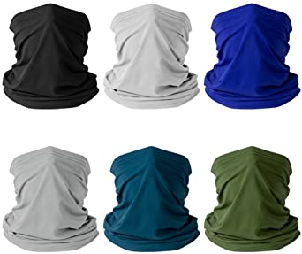 Neck Gaiter Reusable,Washable Bandana Balaclava Cooling Scarf,UV Sun Protection Headwear,Anti Dust Headband for Women Men