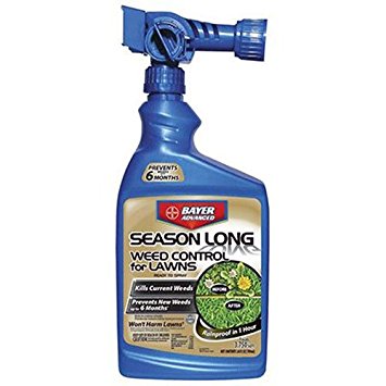 Bayer Advanced 704040 Ready-to-Spray Season Long Weed Control for Lawn, 24-Ounce (Not Sold in NY)