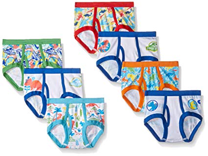 Universal Boys' Toddler Jurassic World 7-Pack Underwear Briefs