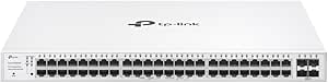 TP-Link Festa FS352GP 52 Port Gigabit Smart Managed PoE Switch 48 PoE  Port @384W, 4 x SFP Slots Self-Organizing Network Free Cloud Static Routing, Vlan, ACL, LAG Does not Work with Omada