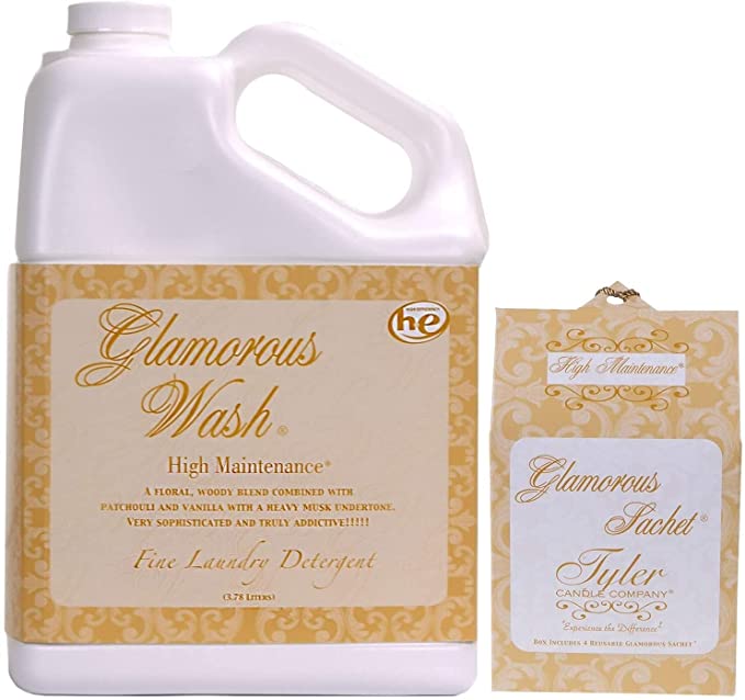 TYLER Glamour Wash Laundry Detergent High Maintenance (bundle with Sachets)