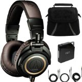 Audio-Technica ATH-M50X Hunter Green Professional Headphones - LIMITED SPECIAL EDITION Ultimate Bundle