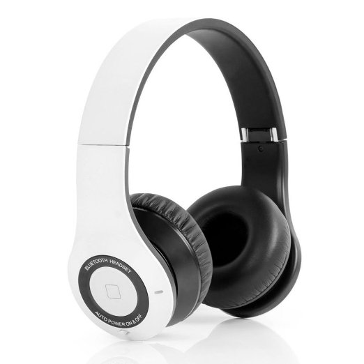 Bluedio Model B2 Colour Music Hi-Fi Rank Wireless and Bluetooth Headphones White
