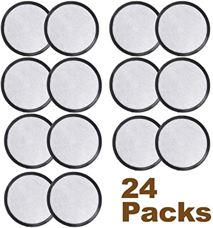 HiWater 24 Packs Coffee Filters Discs Compatible with Mr Coffee Filter Replacement Coffee Marker Filter Disks
