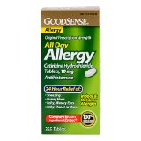 GoodSense All Day Allergy Cetirizine HCL Tablets 10 mg 365 Count