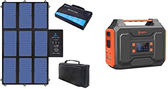 BigBlue 63W Foldable Solar Panel Charger and 250Wh Power Station
