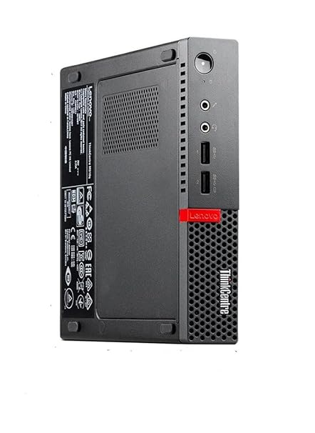 (Refurbished) Lenovo ThinkCenter M910Q - Tiny (Core i5, 7th GEN / 8GB RAM / 256 GB SSD / Intel UHD GRAPHICS / Windows 10 Pro / 6 USB / VGA   HDMI /MS office - CPU Only)