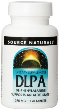 Source Naturals DL-Phenylalanine 375mg, 120 Tablets