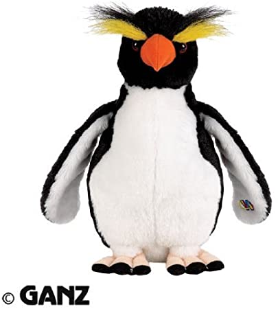 Webkinz Rockhopper Penguin Plush Toy with Sealed Adoption Code by Webkinz