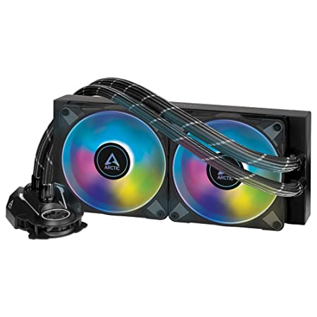 ARCTIC Liquid Freezer II - Multi Compatible All-in-One CPU AIO Water Cooler, Compatible with Intel & AMD, Efficient PWM Controlled Pump, Fan Speed: 200-1700 RPM (Liquid Freezer II 240 A-RGB)