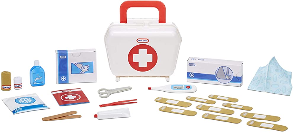 Little Tikes First Aid Kit Realistic Doctor Pretend Play Toy for Kids, Includes 25 Accessories, Ages 3