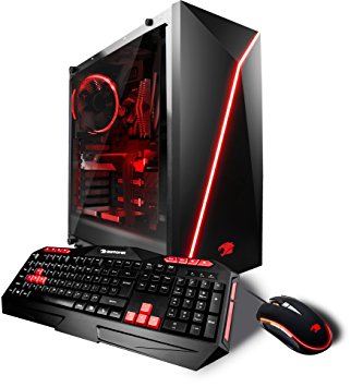 iBUYPOWER Chimera AM001i Gaming Desktop - Intel i5-7400, NVIDIA GTX1060, 8GB DDR4, 1TB HDD, 120GB SSD, Windows 10 Home