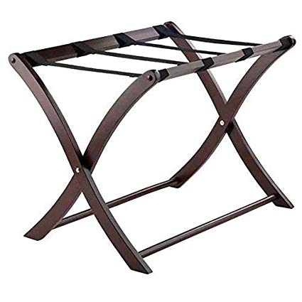 Winsome Wood 40620 Scarlett Cappuccino Luggage Rack,