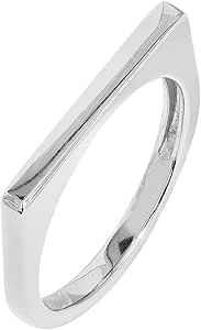 Amazon Essentials 14K Gold Plated Sterling Silver Bar Ring