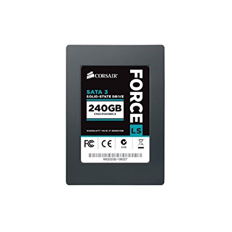 Corsair Force Series LS 240GB 2.5-Inch SATA III MLC 7mm Internal Solid State Drive CSSD-F240GBLS