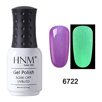 HNM Night-glow Gel Polish Soak Off UV LED Nail Gel Polish Varnish Primer Salon Manicure 8ML