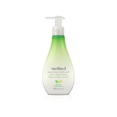 Method Nourishing Hand Soap, Olive Leaf, 9.5 Ounce (6 Count)