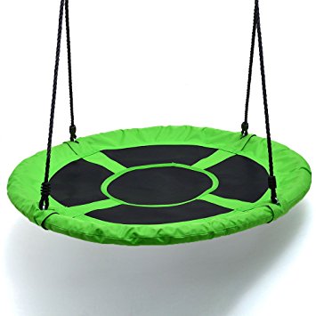 IMAGE　[1M/40inch Diameter] Children's saucer Swing Playground Platform Swing Nylon Rope detachable