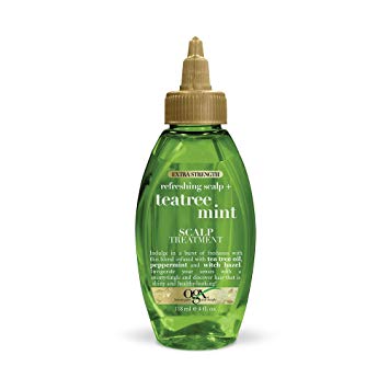 OGX Extra Strength Tea Tree Mint Scalp Treatment 4 Ounce Bottle