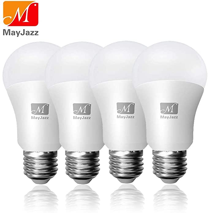 MayJazz 4 Pack (150-200W Equivalent) Standard Replacement,A21 20W 2200 Lumens Non Dimmable Led Light Bulb 5000K Daylight Lamp,E26 Medium Screw Base Led Bulb