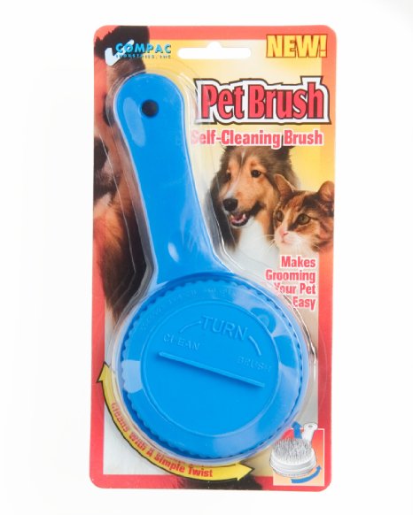 Compac Self-Cleaning Pet Brush