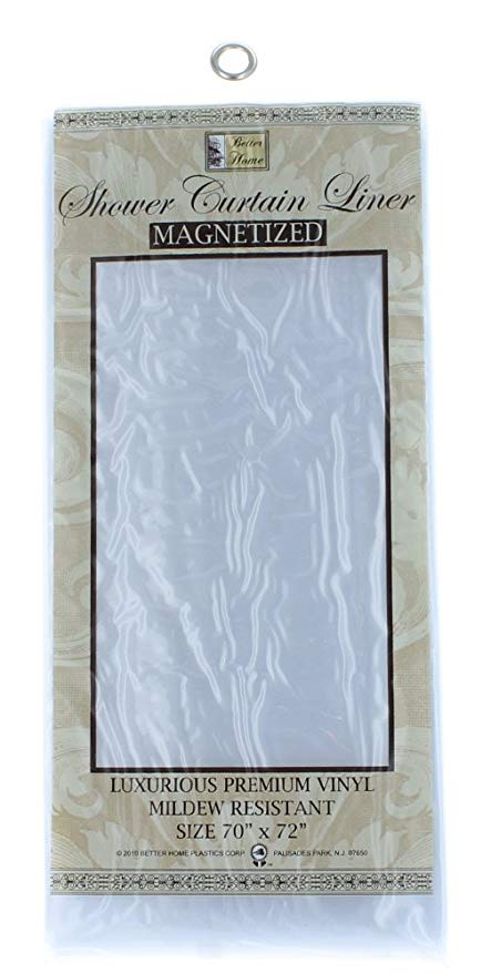 Shower Curtain Liner Clear Frost Mildew Resistant Vinyl