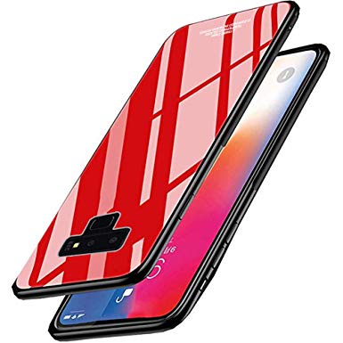 Hayder Samsung Galaxy Note 9 Case Tempered Glass Painted Bumper Slim Fit Cover for Galaxy Note 9(2018)