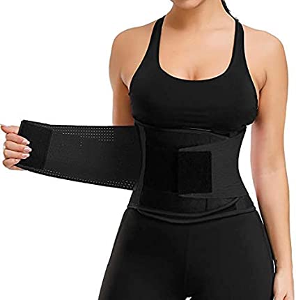 E-SHIDAI Women Waist Trainer Belt Waist Trimmer Slimming Belly Band Body Shaper Sports Girdles Workout Belt Back