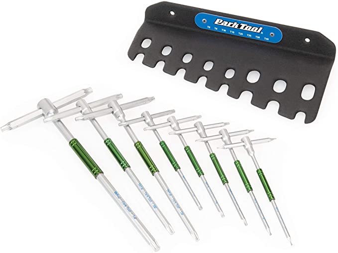 Park Tool THT-1 Sliding T-Handle Torx-Compatible Wrench Set for Bicycles