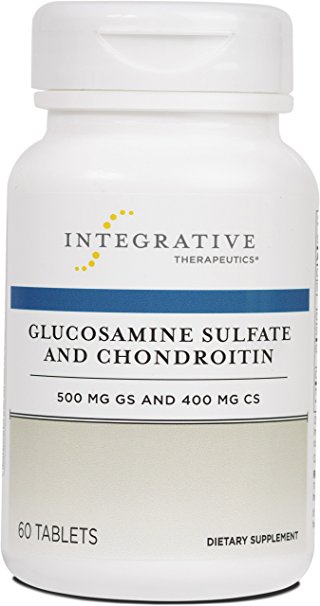 Integrative Therapeutics - Glucosamine Sulfate and Chondroitin - Joint Function Support - 60 Tablets