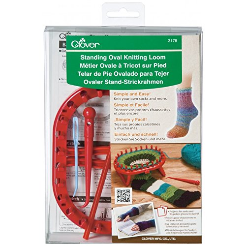 Clover Standing Oval Knitting Loom, One Size