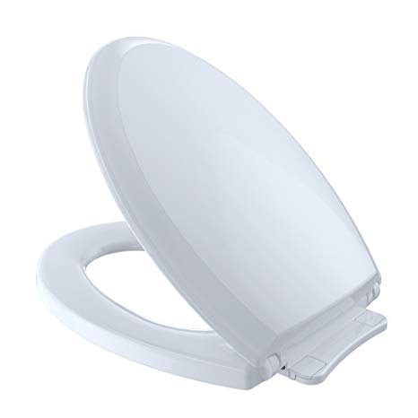 TOTO SS224#01 Guinevere SoftClose Elongated Toilet Seat, Cotton White