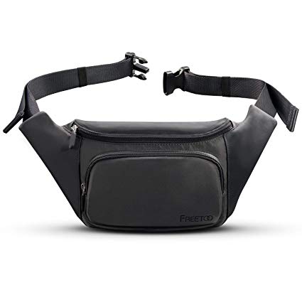 FREETOO Fanny Pack Waist Pack for Women,with Large Capacity,Waterproof, Sweat-Resistant and Wear-Resistant Nylon Bum Bag,fits Phones Up to 6.5’’,Suitable for Shopping,Walking,Travel,Daily Leisure