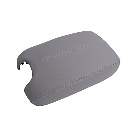 Jade Onlines Grey Console Lid Armrest Car Cover For 2008-2012 Honda Accord