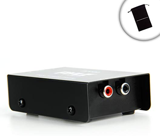 ProAMP Mini Phono Preamp for Stereo Receivers / Connect Your Stereo Receiver to Turntables , Microphones , or other Audio Devices - Works with Sony STR-DN1040 / STR-DH130 , Yamaha RX-V373 / RX-V377 , Denon AVR-E300 , Onkyo TX-8020 / TX-8050 , Harman Kardon AVR 1700 , and Many More Receivers!